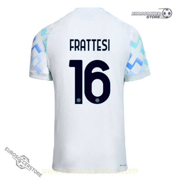 Inter Milan 25-26 Away FRATTESI 16 Football Jersey (Player Version)