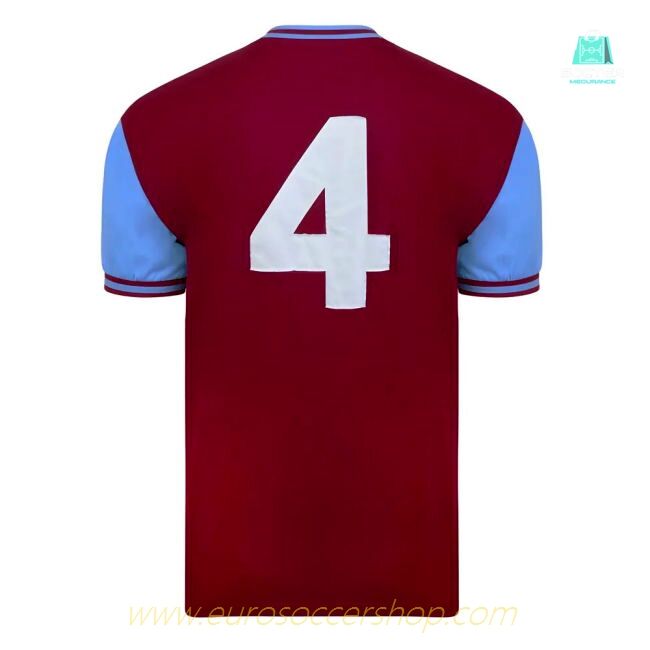 Score Draw West Ham United 1975 FA Cup Final No4 Retro Football Shirt