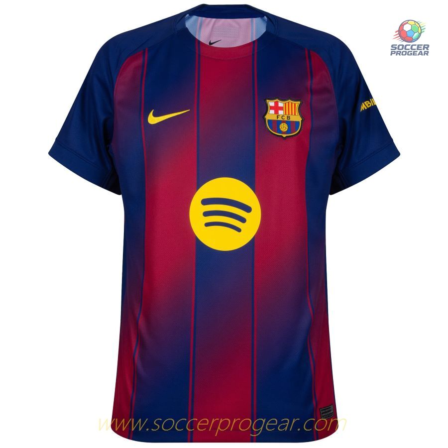 Barca Home Soccer Football Jersey 2025-2026 Season Messi 10 La Liga