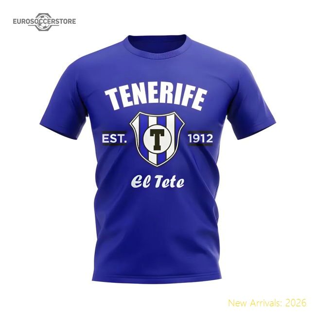 Tenerife Established Football T-shirt (blue) - Supporter Edition