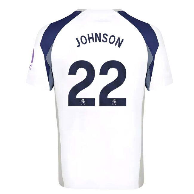 2025 Edition Tottenham Home Match Shirt 2025-2026 (Johnson 22) (1)