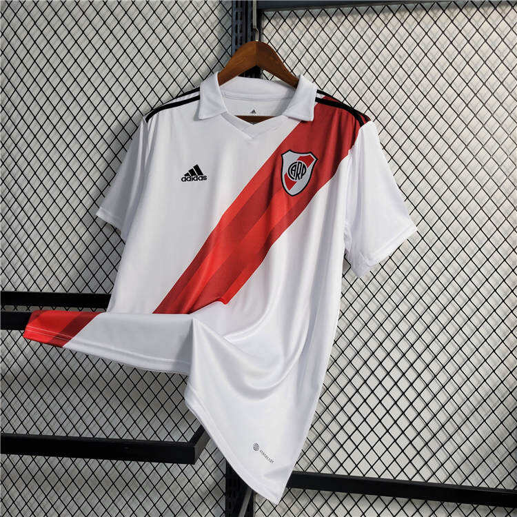River Plate 2324 Home White Soccer Jersey Footbal Shirt - Official