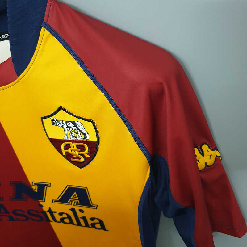 2000-2001 AS Roma Home kit