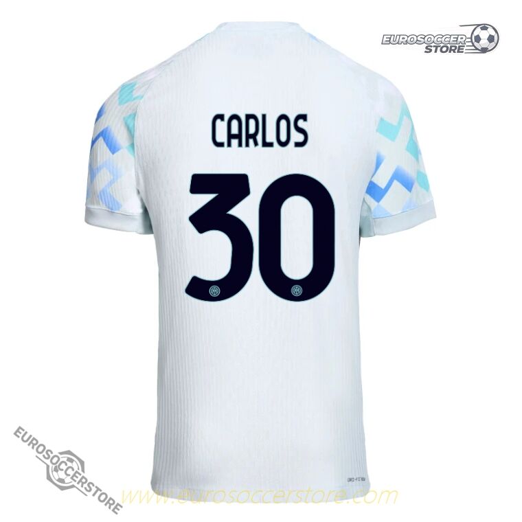 Inter Milan 25-26 Away CARLOS 30 Jersey (Player Version)