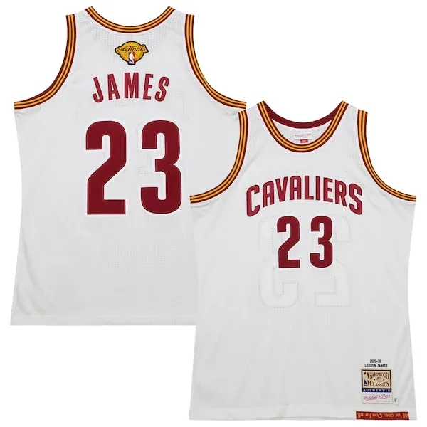 LeBron James CLE Authentic Jersey - superior stylish - White