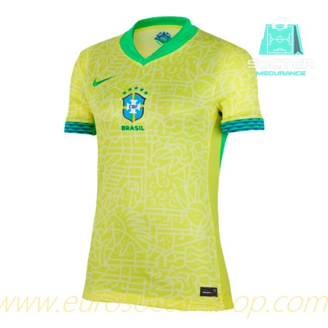 2024-25 Edition Brazil Home Jersey Women's Version (Neymar JR 10)