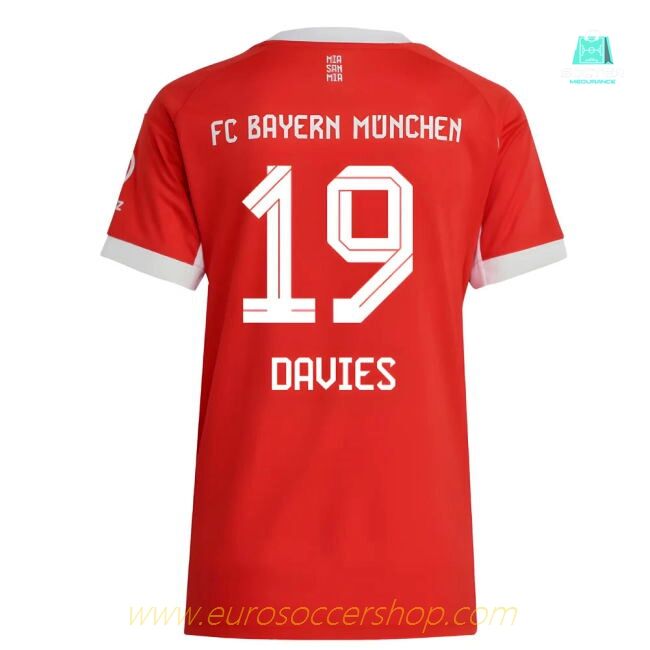 2025-2026 Bayern Munich Home Shirt (Womens) (Davies 19)