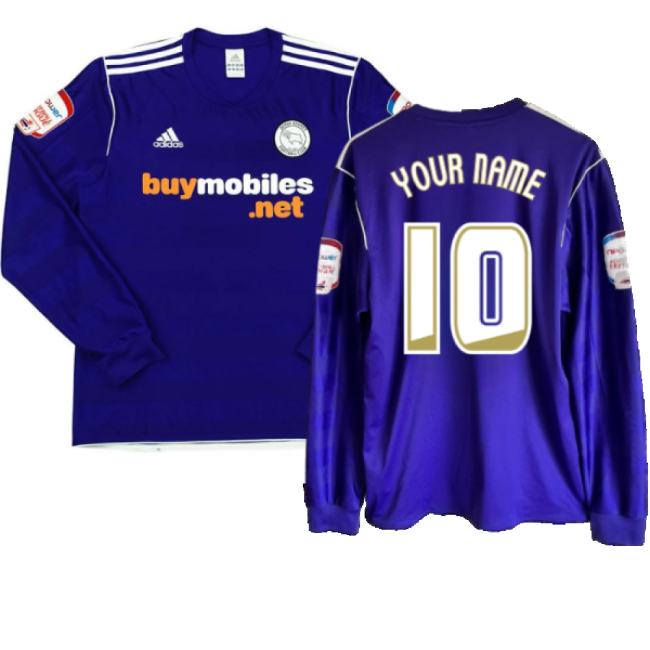 Derby County 2011-12 Away Long Sleeve Top (M) (Excellent) (Your Name)