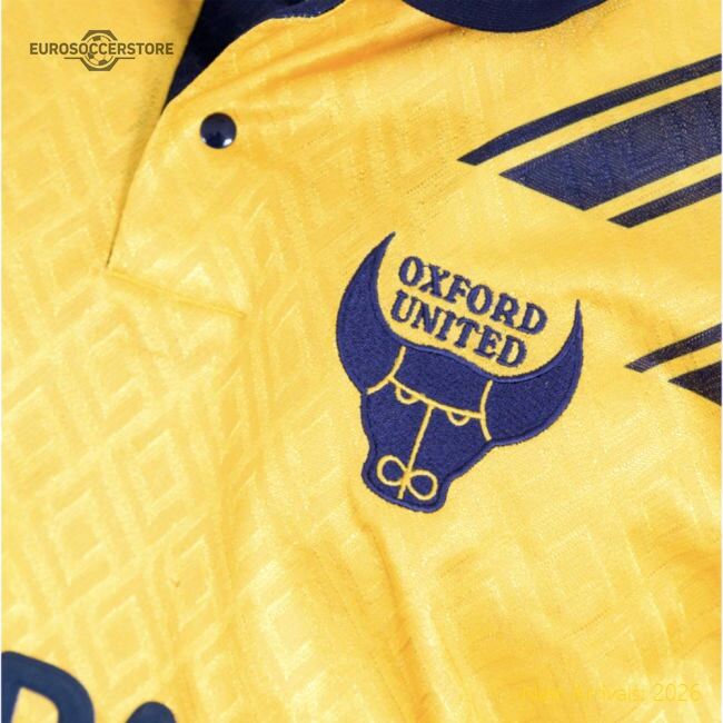 Premium 1991-1993 Oxford United Home Retro Shirt - Premium Quality