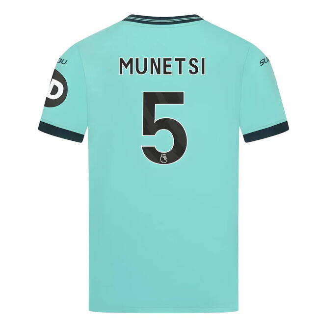 2025-2026 Wolves Away Shirt (Kids) (Munetsi 5) - authentic style