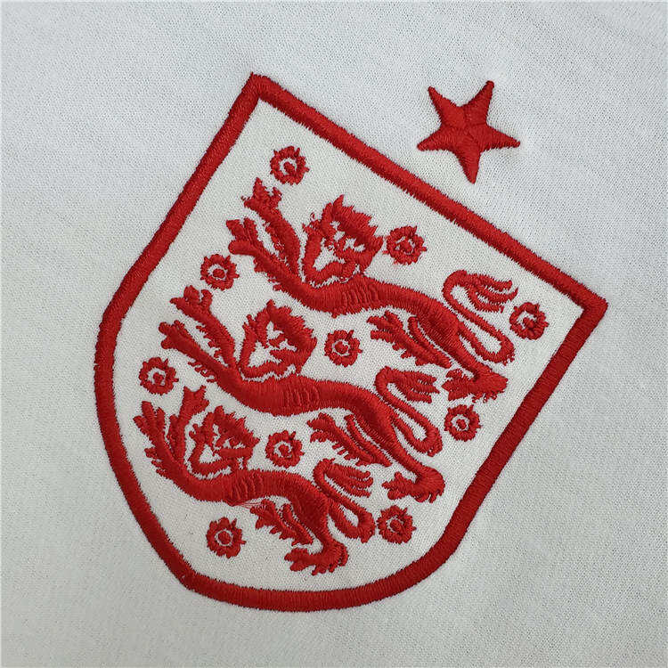 2012 England Home White Retro Soccer Jersey Football Shirt - Official