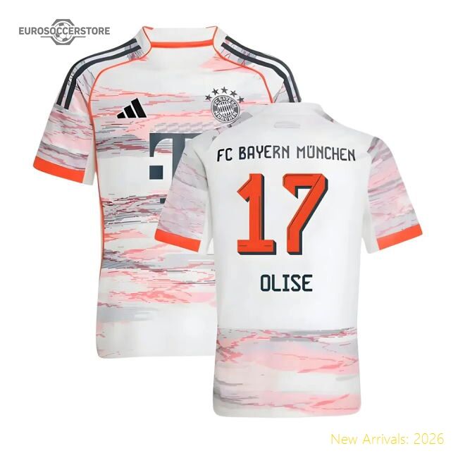 2025-2026 Bayern Munich Second Jersey (kids) (olise 17) - Great Value