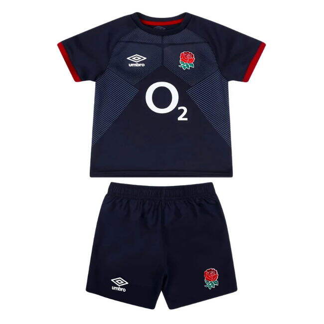 2023-2024 England Rugby Alternate Replica Infant Kit (Robinson 14)