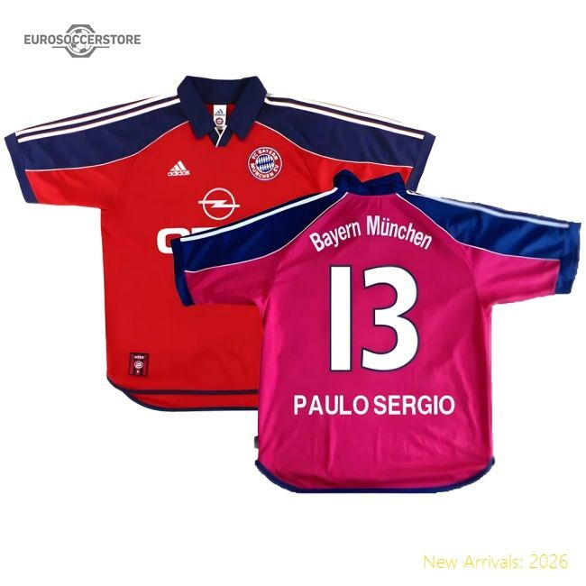 Top-grade Bayern Munich 1999-01 Home Jersey ((excellent) S) (paulo