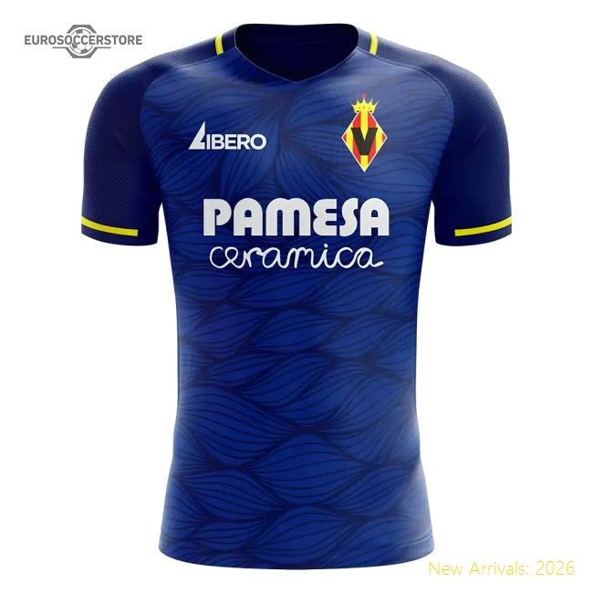 Excellent Villarreal 2025-2026 Away Concept Football Kit (libero) (