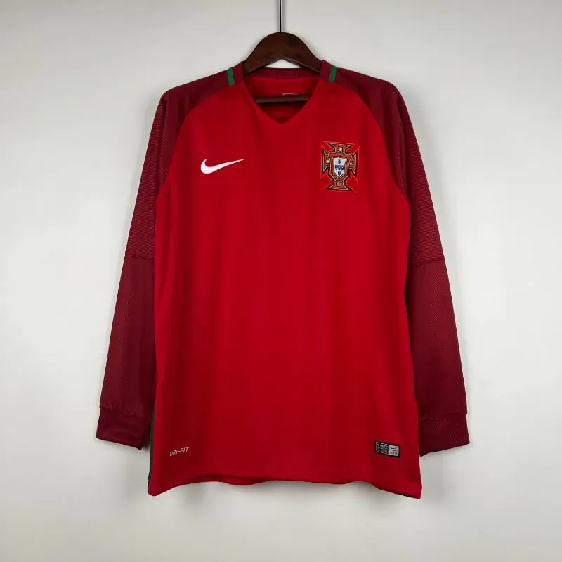 2016-2017 Long Sleeve Portugal Jersey retro kit