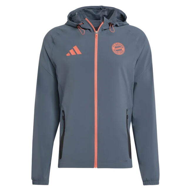 2025-2026 Bayern Munich Vis Tech Travel Jacket (Bold Onix)