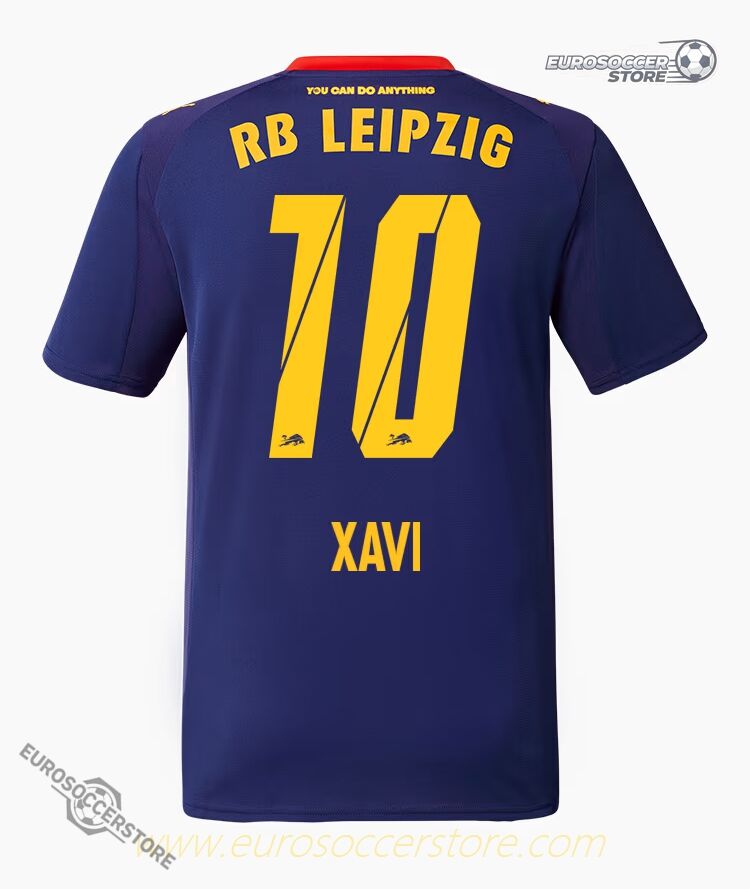 RB Leipzig 25-26 Season Away XAVI Number 10 Football Jersey