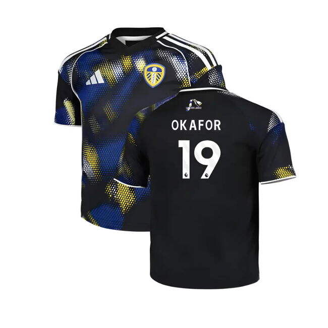 Kids Okafor 19 Leeds Football Club Trendy Third Football Shirt