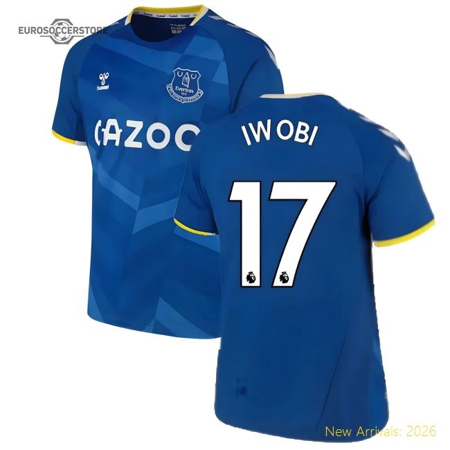 Premium 2021-2022 Everton Home Shirt (iwobi 17) - Premium Quality