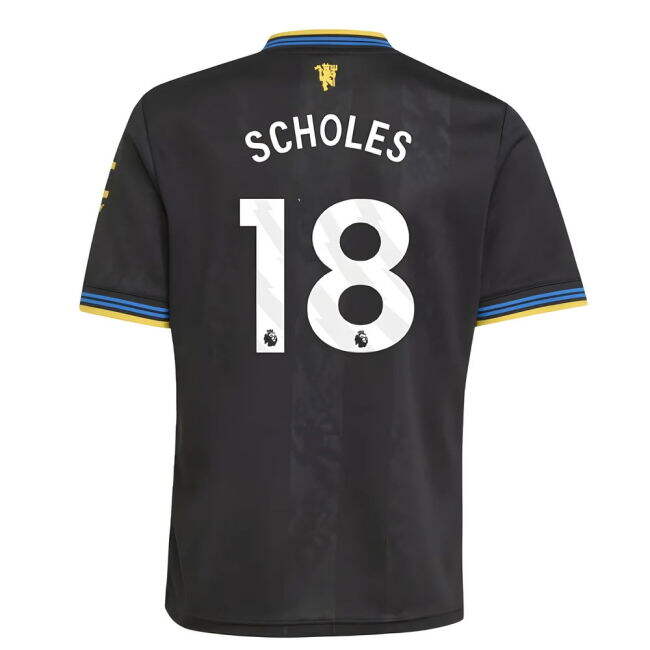 2025-2026 Man Utd Third Shirt (Kids) (Scholes 18)