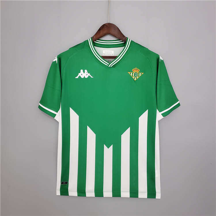 Real Betis 21-22 Home Green Soccer Jersey Football Shirt - Official
