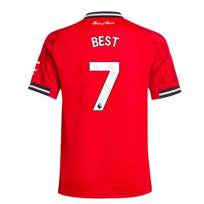 2025-2026 Man Utd Home Shirt (Kids) (Best 7)