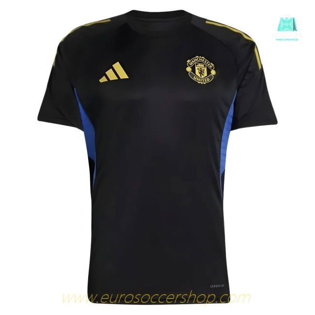 2025-2026 Man Utd EU Training Jersey (Black) - Kids