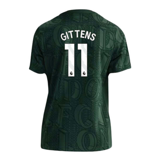 2025-20 Chelsea Home Shirt with Gittens 11 L M S Kids