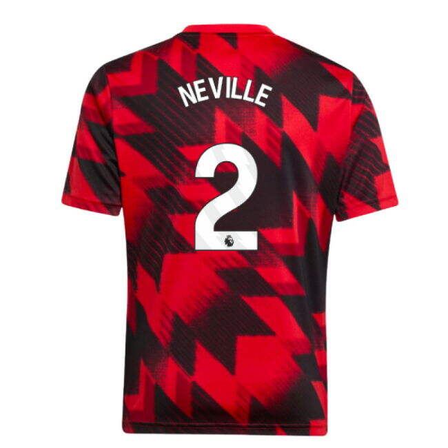 2025-2026 Man Utd Pre-Match Shirt (Red) - Kids (Neville 2)