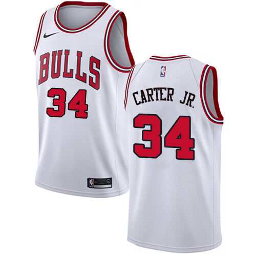 CHI Wendell Carter #34 Elite 2024 Icon NBA Swingman Jersey White