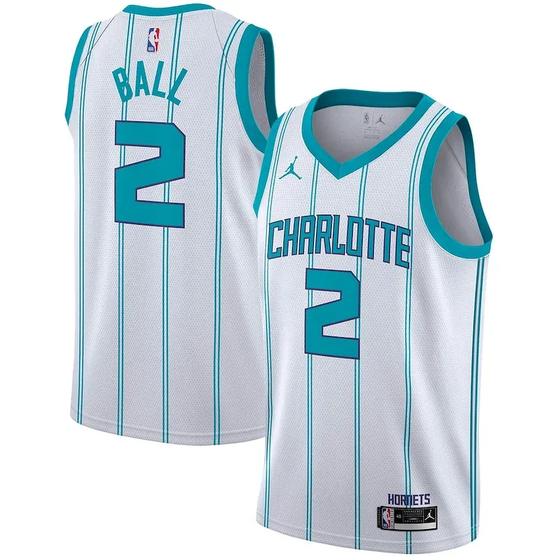 LaMelo Ball CHA Swingman Jersey - premium player-jersey - White
