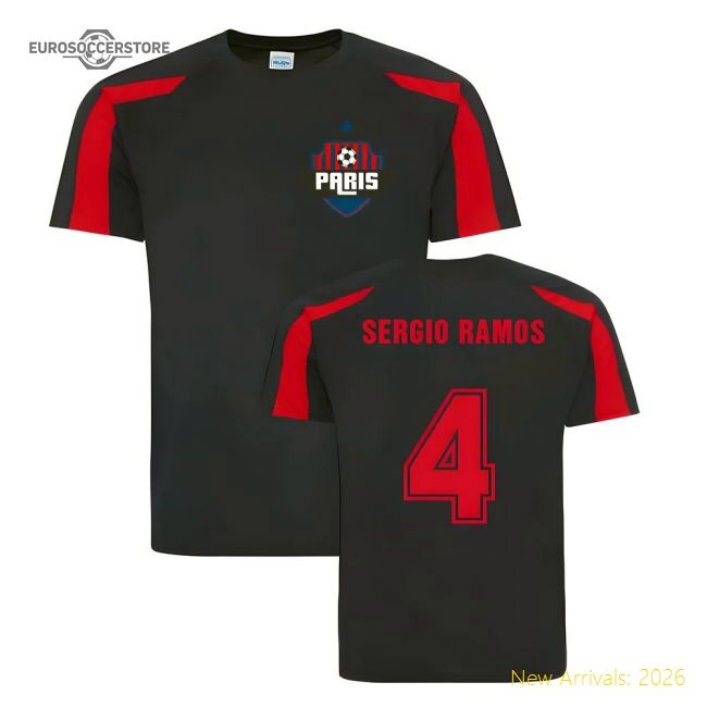 Best-Selling Sergio Ramos Paris Sports Training Jersey (Navy)