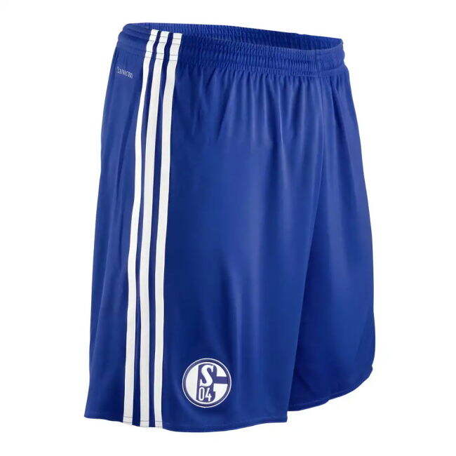 2017-2018 Schalke Adidas Away Shorts (Blue) - Kids