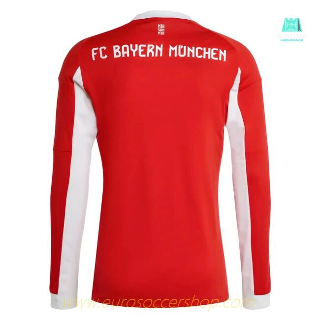 2025-2026 Bayern Munich Long Sleeve Home Shirt