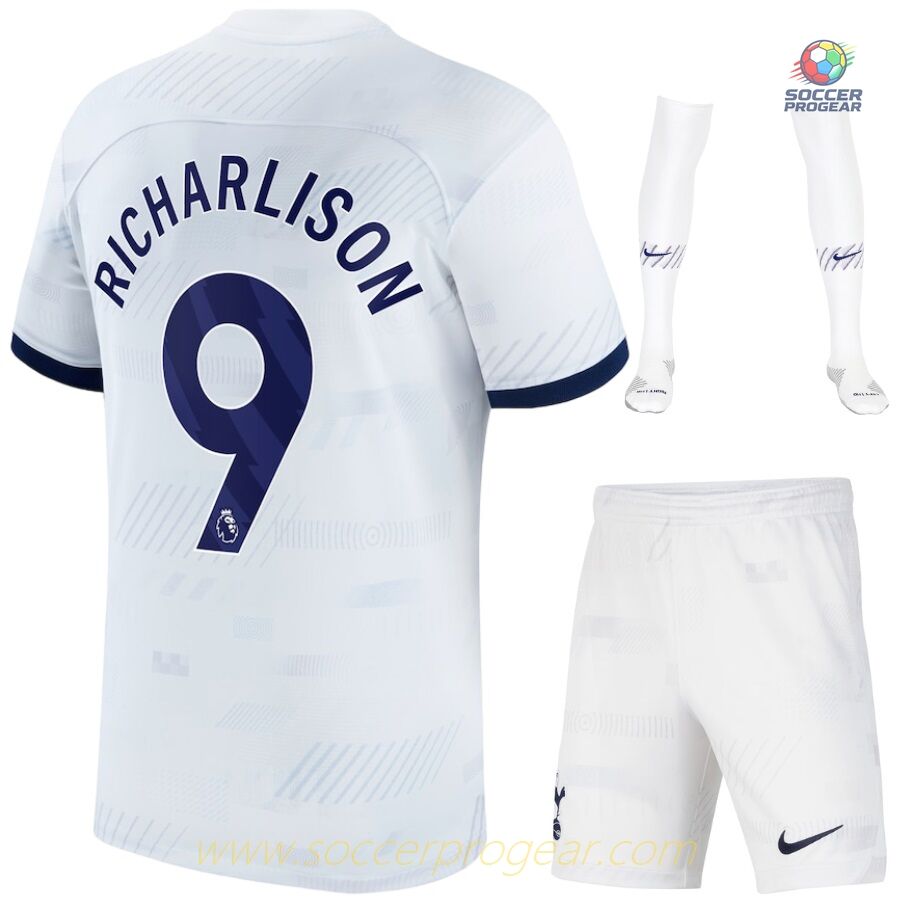 TOTTENHAM Match Quality HOME 2023 2024 RICHARLISON CHILD KIT JERSEY