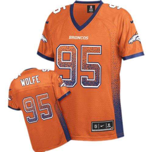 Stitched NFL None #None Orange Drift Fashion Elite Jersey premium