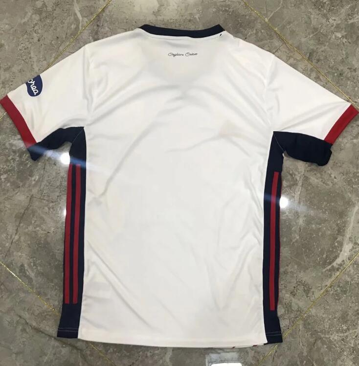 Cagliari 20-21 Away White Soccer Shirt Jersey - Official Replica 13273