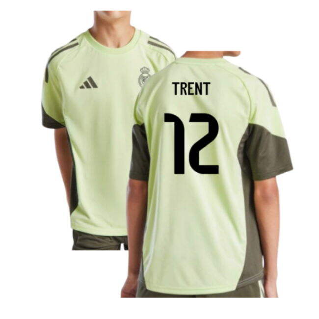 2025-2026 Real Madrid Training Jersey (Almost Lime) - Kids (Trent 12)