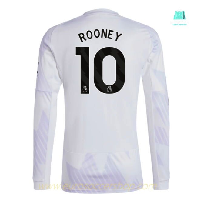 2025-2026 Man Utd Long Sleeve Away Shirt (Rooney 10)