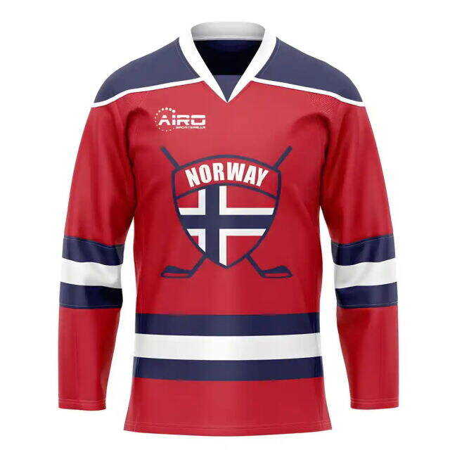 Light And Easy To Use Norway Home Ice Hockey Shirt Good Quality