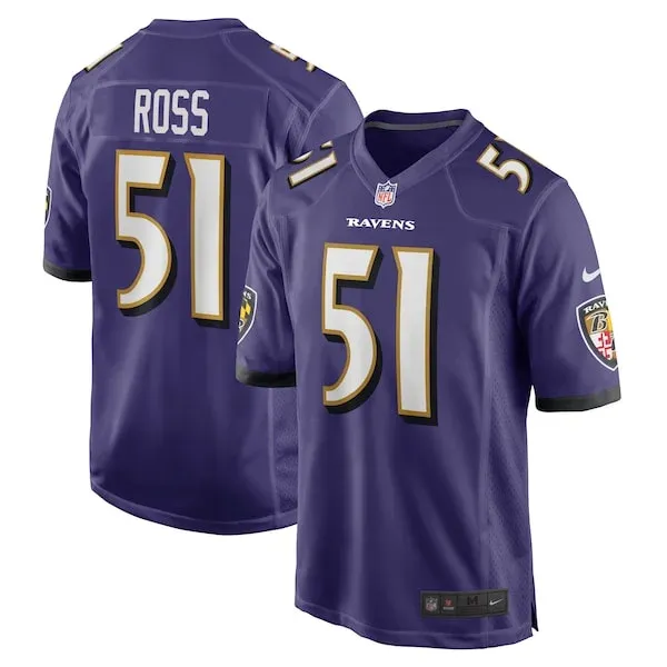 Performance Baltimore Ravens Game Jersey - Premium Purple NFL Fan J...