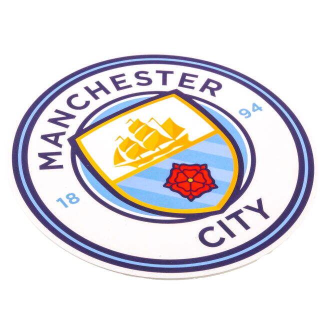 Manchester City FC Crest Car Sticker - authentic style
