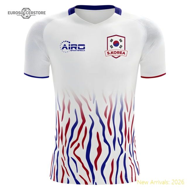 Official South Korea 20252026 Away Shirt Breathable Quickdry