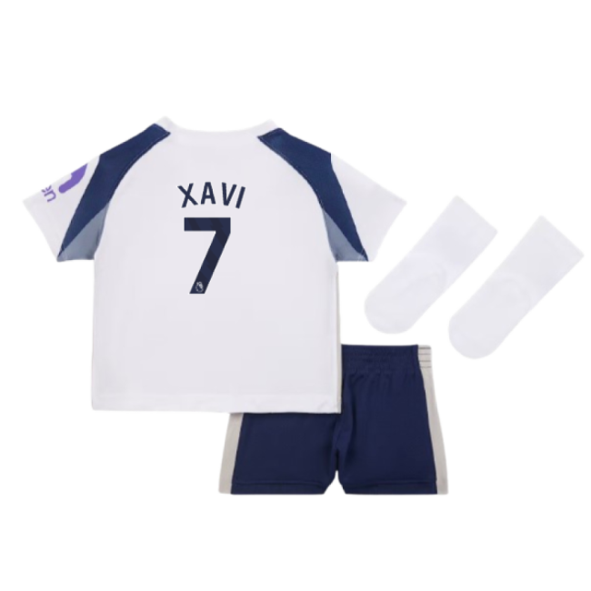Spurs Tottenham Home Baby Kit Xavi #7 Match Quality Die-hard Moder...