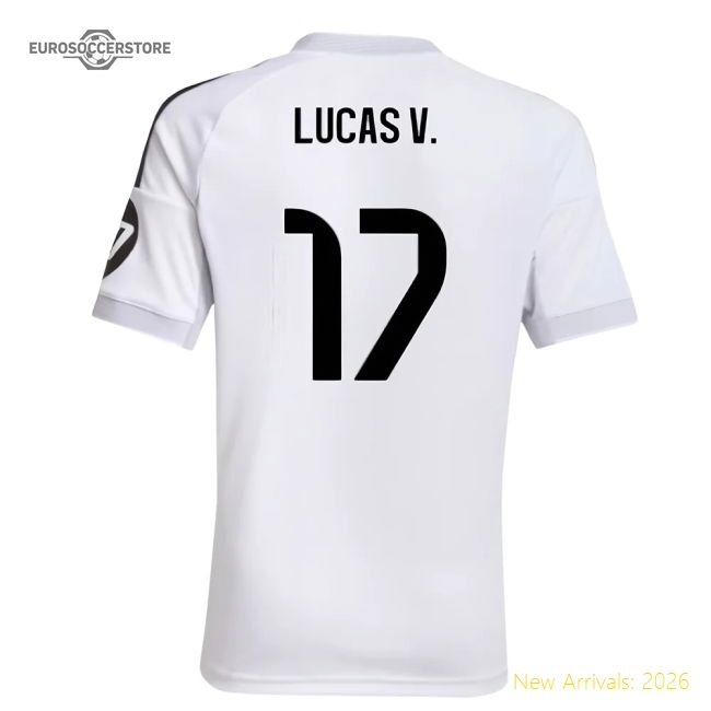 2025-2026 Real Madrid Main Jersey (kids) (lucas V 17) - Collectors Item