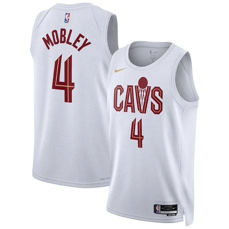 Evan Mobley CLE Swingman Jersey - fashionable official - White