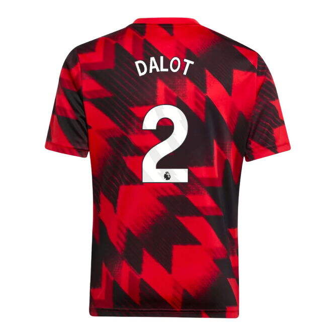 Kids Dalot 2 2025-2026 Man Utd Football Club Home Jersey