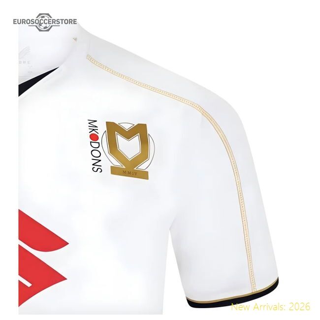 Premium-grade 2024-2025 Mk Dons Home Shirt (your Name) - Official Edition