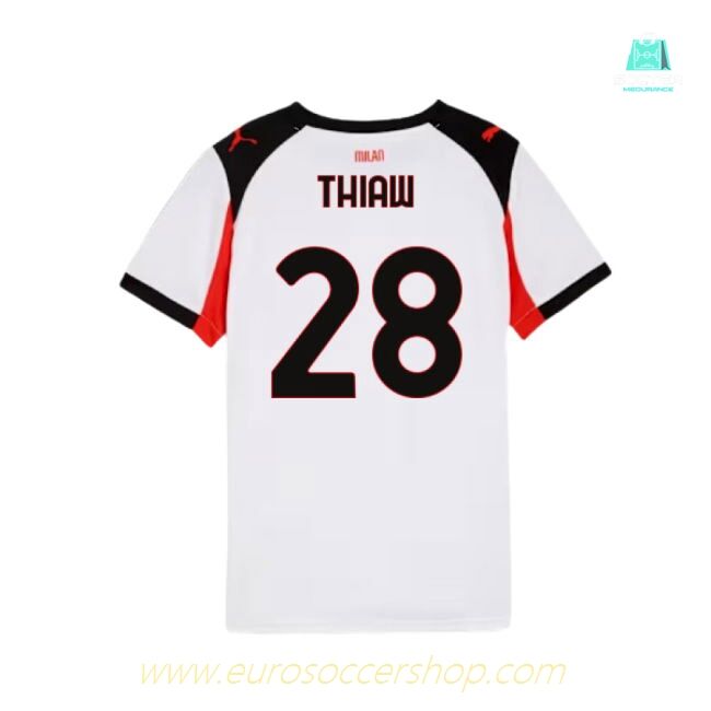 2025-2026 AC Milan Away Shirt (Kids) (Thiaw 28)